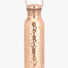 Shakti Warrior Hammered Copper Water Bottle - A blend of elegance and wellness in a unique hammered design, perfect for elevated hydration rituals.