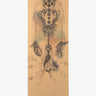 Shakti Warrior Owl Design Cork Yoga Mat - Symbolizing knowledge and wisdom, this handcrafted mat offers unparalleled grip, non-slip performance, and sustainable luxury for your yoga sanctuary.