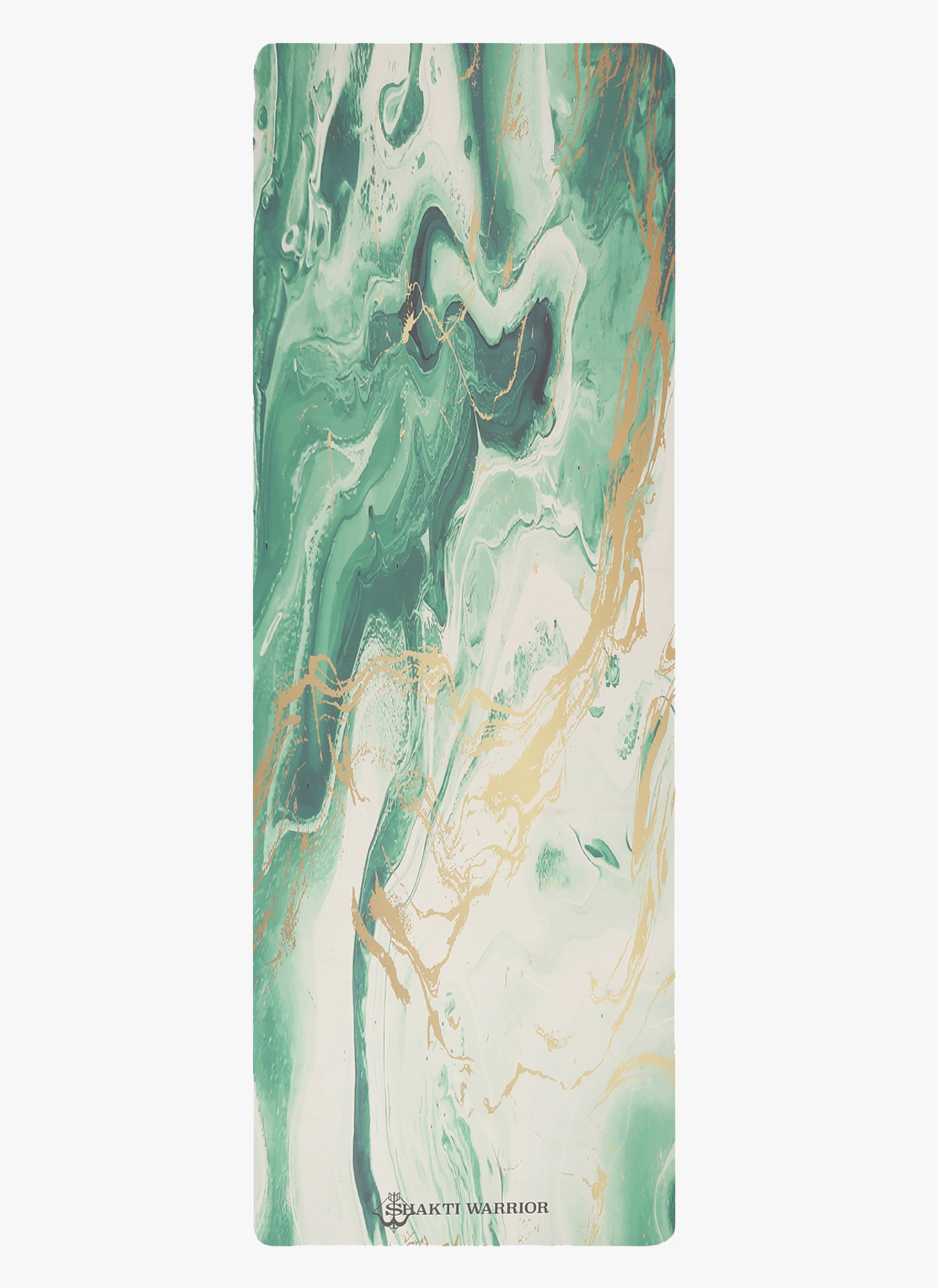 Shakti Warrior Anahata Recycled PU Yoga Mat - Luxe matte finish, wider design for spacious flows. Recycled PU top, natural tree rubber bottom, high density for joint cushioning. Eco-friendly, durable, anti-odor, and perfect for regular and hot yoga.