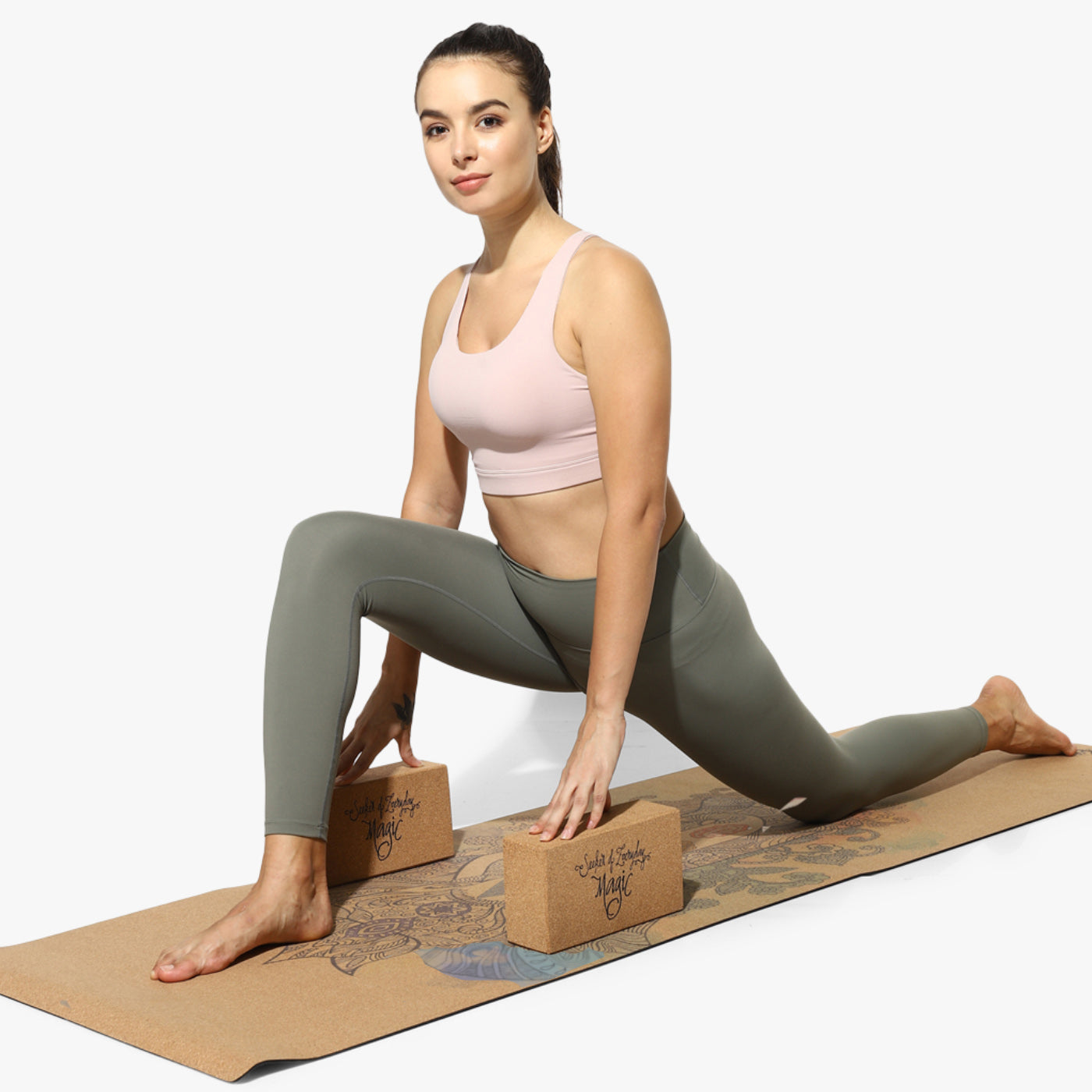 PIDO Yoga Mat New Version Alignment Design Fitness Bahrain
