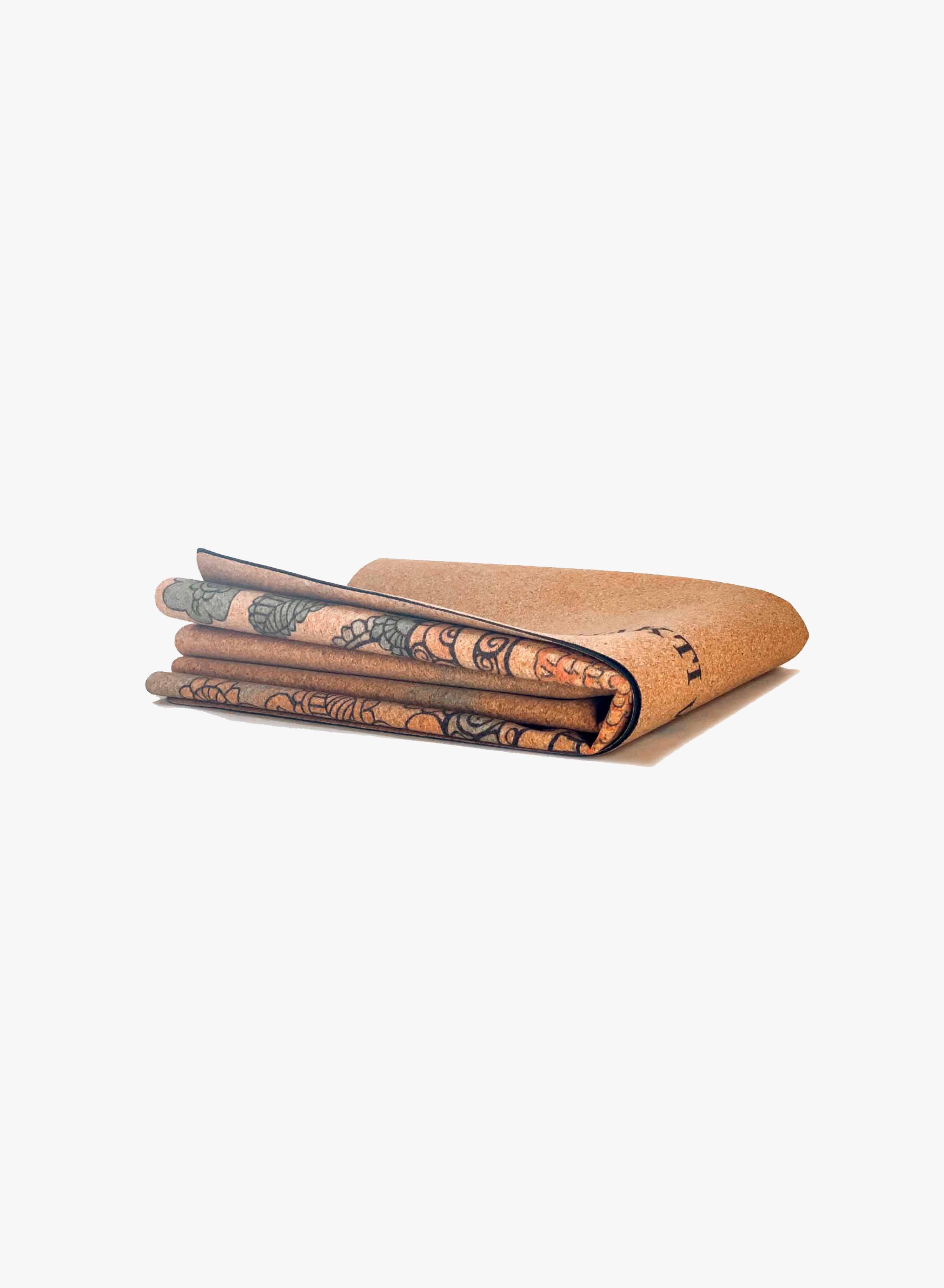 Shakti Warrior Elephant Design Cork Yoga Mat - Sustainable luxury for elevated practice. Handcrafted for grip and performance. Embrace the artistry of Shakti Warrior.