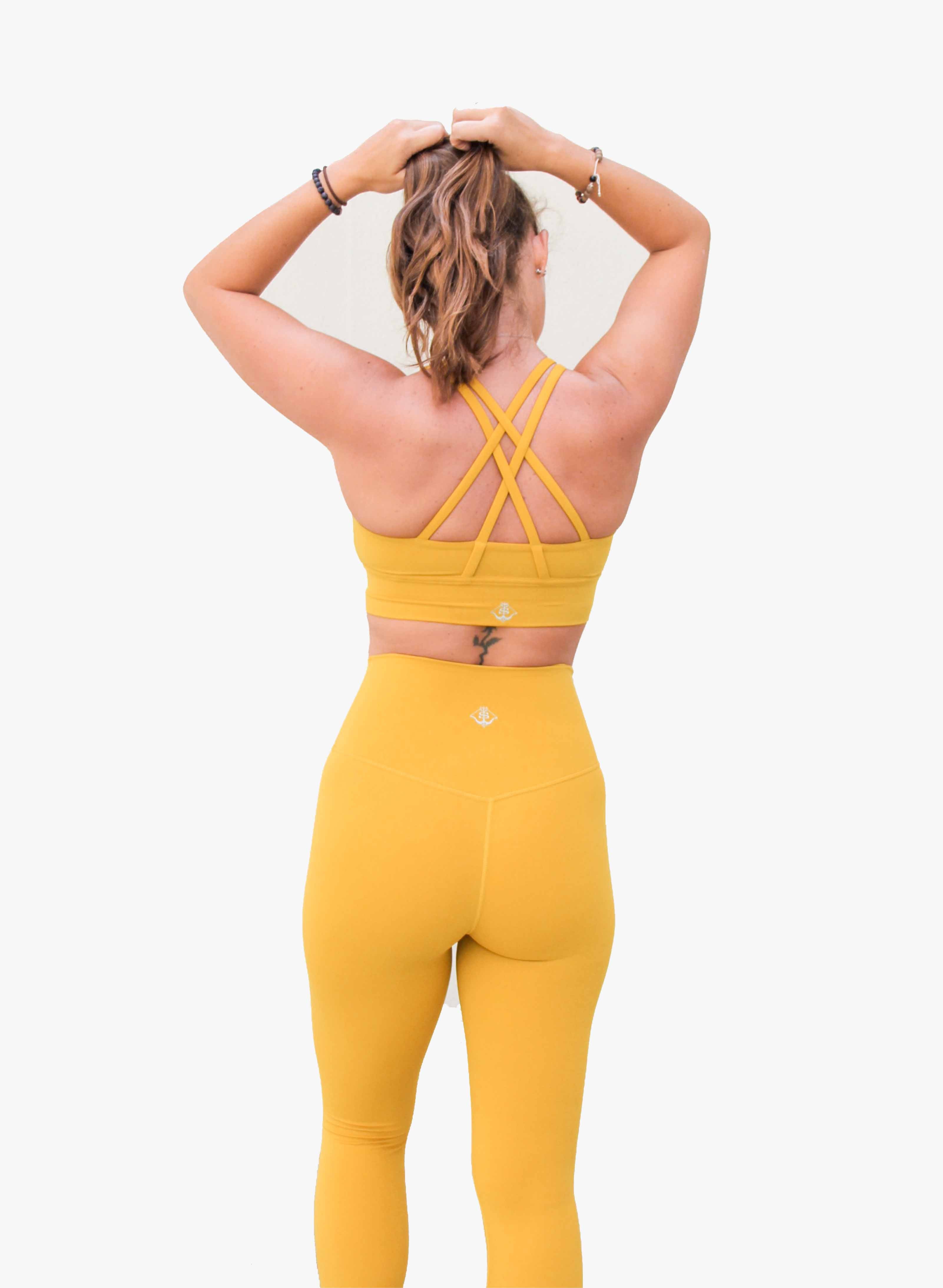 yellow avni yoga set