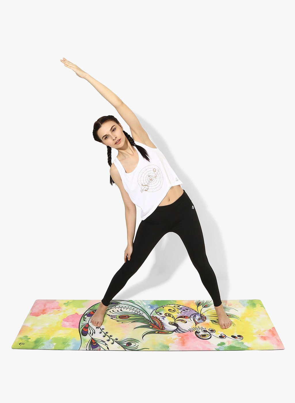 Zobhana Yoga Mat - Colorful and vibrant, this mat boasts exceptional cushioning and non-slip grip for an enchanting yoga experience.