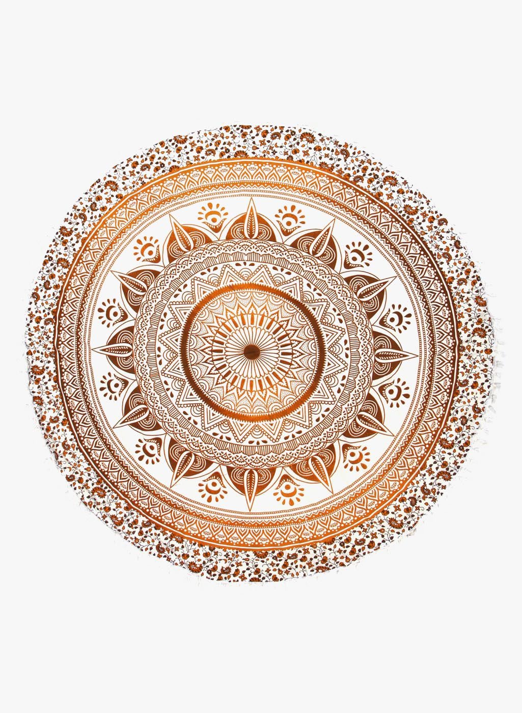 Spiritual Warrior yellow round towels are both fun and high quality. These round mandala towels are the best summer accessory for the beach, picnic and as a throw. 