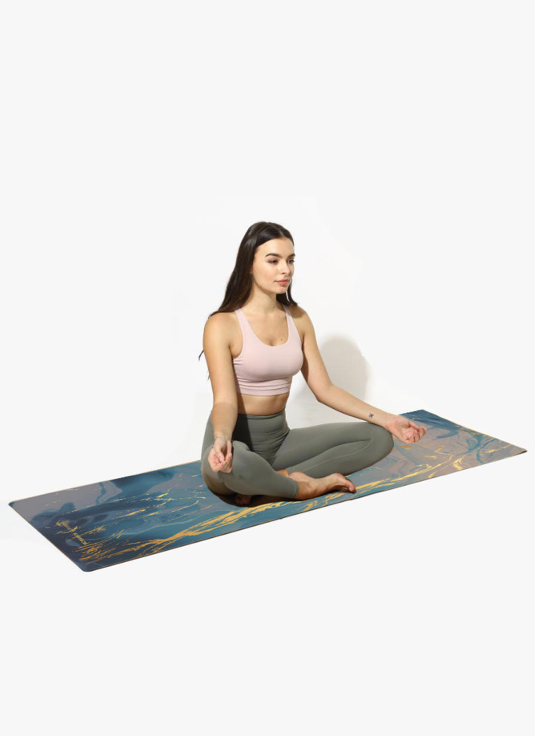 Prana Verde Large Yoga Mat - Black