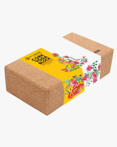 Shakti Warrior Cork Yoga Block - Enhance your practice with premium quality. Stable support for varied poses, easy grip, and comfort. Elevate your yoga journey with the best cork block