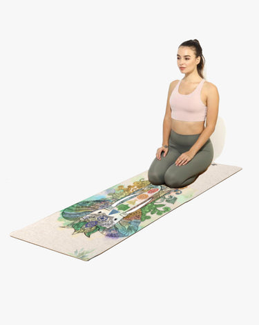 Shakti Warrior Sustainable Hemp Yoga Mat - Elevate your practice with eco-conscious luxury, captivating Elephant Design, and top-rated features. Immerse in sustainability, grip, and stability.
